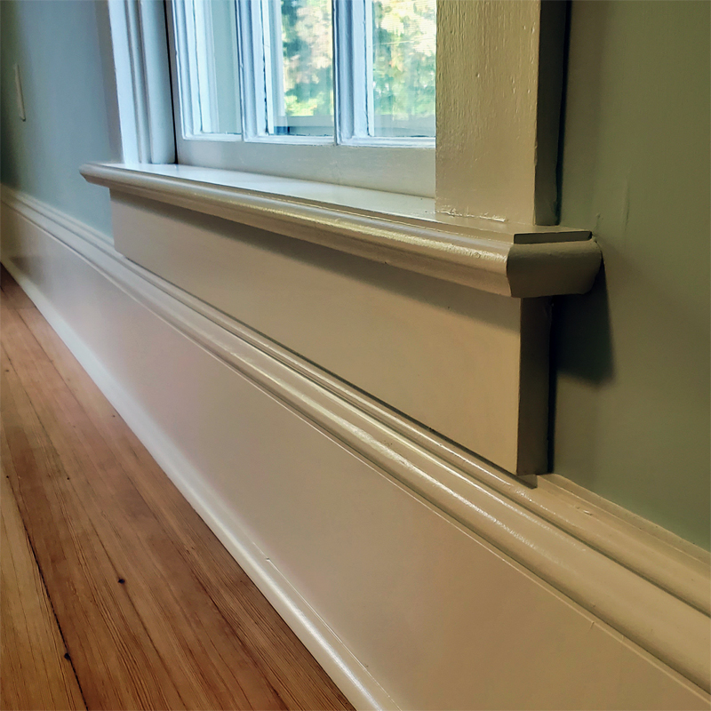 New England Built Baseboard and Window Trim